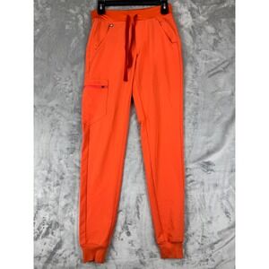FIGS‎ Collection Zamora Jogger Scrub Pants Sunset Orange XXS/T